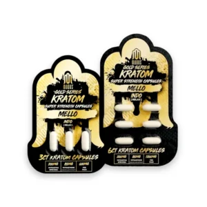 Quick view Modus Gold Series Kratom Super Strength Capsules Mello Indo Relax