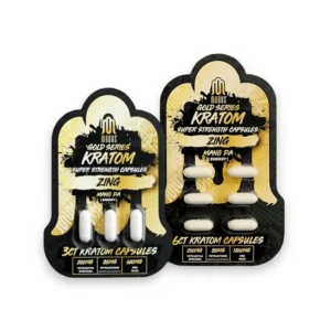 Modus Kratom Gold Series Zing Maeng Da Energy Kratom Capsules